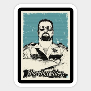 Vintage Big Boss Man Sticker